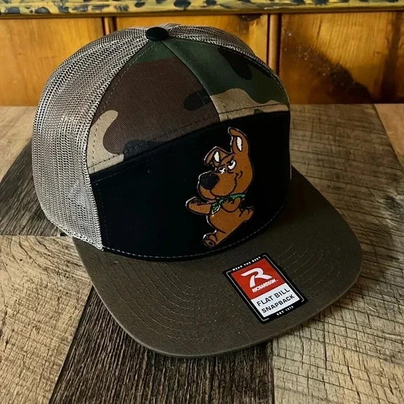 CUSTOM DESIGN SCRAPPY DO 7 PANEL TRUCKER HAT - Picture 3 of 6
